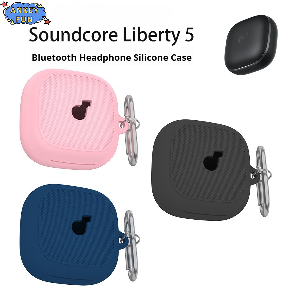 Compatible with Anker Soundcore Liberty 5 Case Bluetooth Earphones Silicone Protective Case for Soun