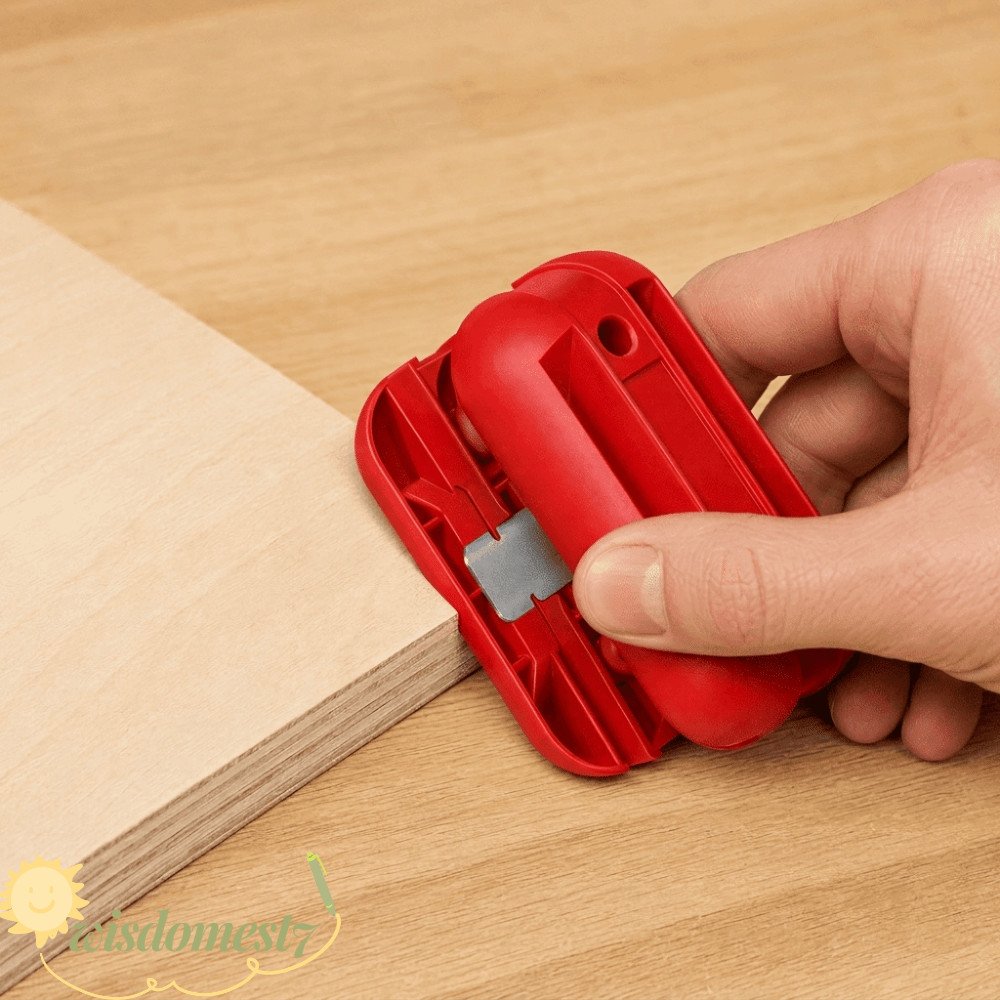 WISDOM Edge Banding Trimmer, ใบมีดทังสเตนคาร์ไบด์สําหรับทุกทิศทาง Veneer Edge Trimmer, Precision Cha