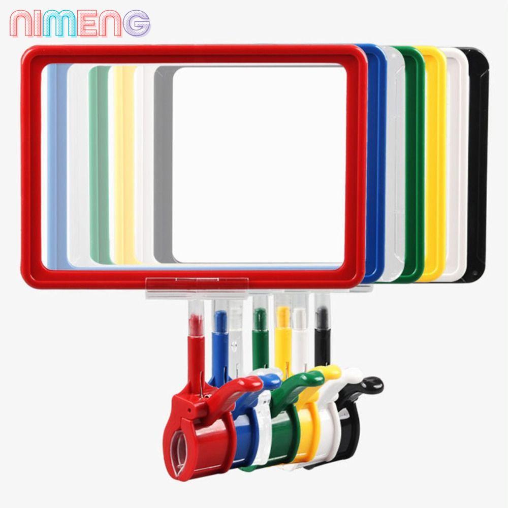 คลิปแท็กราคา นิมิง, คลิปแสดงราคาสินค้า ก4/ก5 หมุนได้, ที่วางป้ายสีพลาสติกมัลติฟังก์ชั่นซูเปอร์มาร์เก็ต