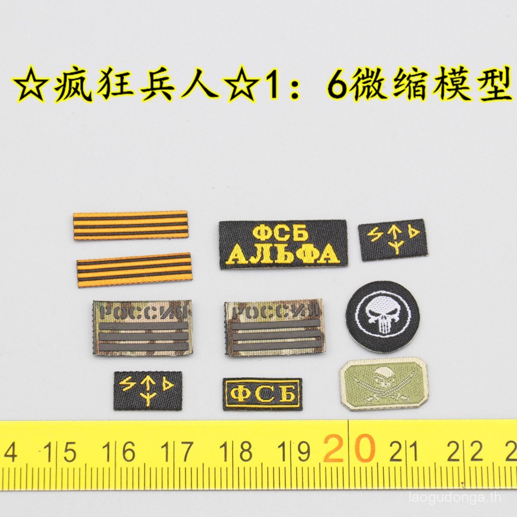 สินค้าใหม่ [Crazy Soldier] DAM 78100 Russia FSB Alpha Sniper 1/6 Morale Chapter