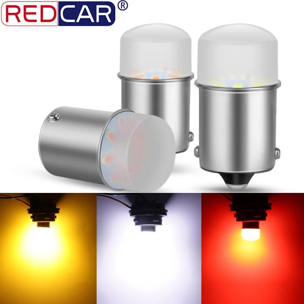e1Pcs 1156 BA15S P21W 1157 P21/5W BAY15D สัญญาณไฟ Led หลอดไฟ Led R5W R10W 3014SMD เปิดเบรคสำรองไฟวิ่