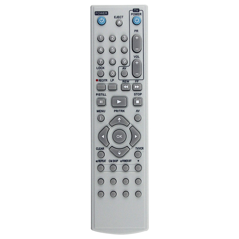 ใช้งานร่วมกับ LG VCR GC990W GC480W GC260W LV4260 LV4280L LV4961 LV4981 LV5000 LV880 LV890 รีโมทคอนโท