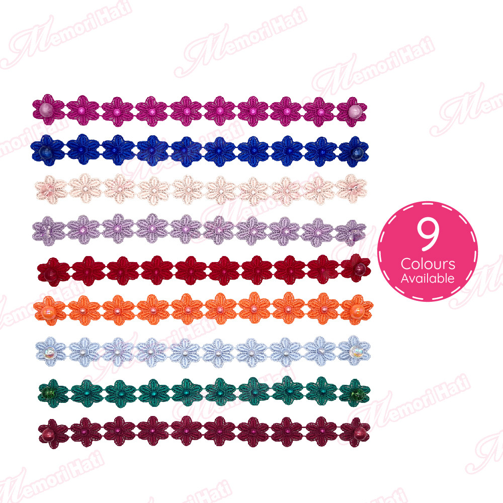 Lace Face Mask Extender / Face Shield Connector / มี 9 สี