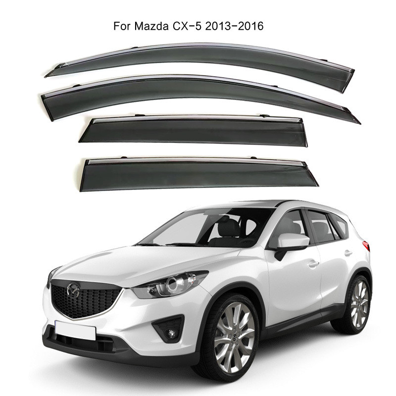 คุณภาพสูง-2013-2016 Mazda CX-5 Rain Block Rain Brow Window Rain Block บล็อกฝนพิเศษ