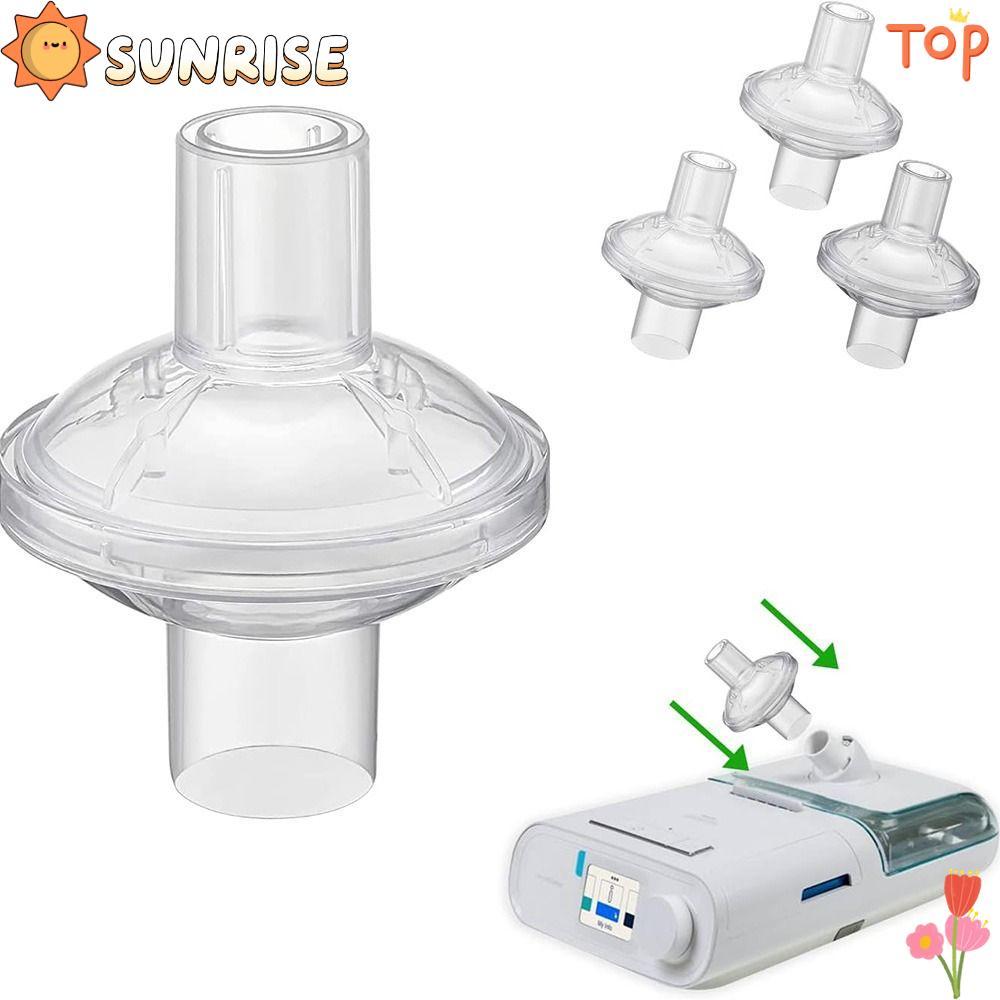 SUNRISE หลอด CPAP 2 ชิ้น, In-line 22mm CPAP Filter, อุปกรณ์เสริม Universal Disposable CPAP|สําหรับ R