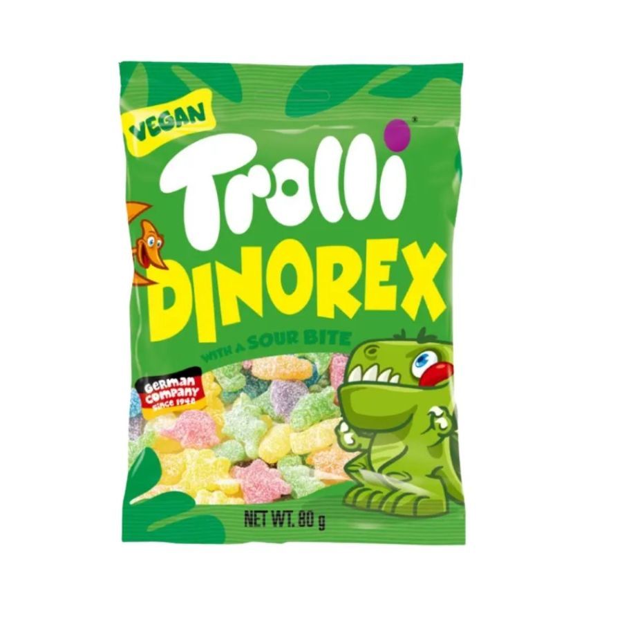 ทรอลลิ เยลลี่ไดโนแร็กซ์ Trolli Dinorex Jelly 80g.