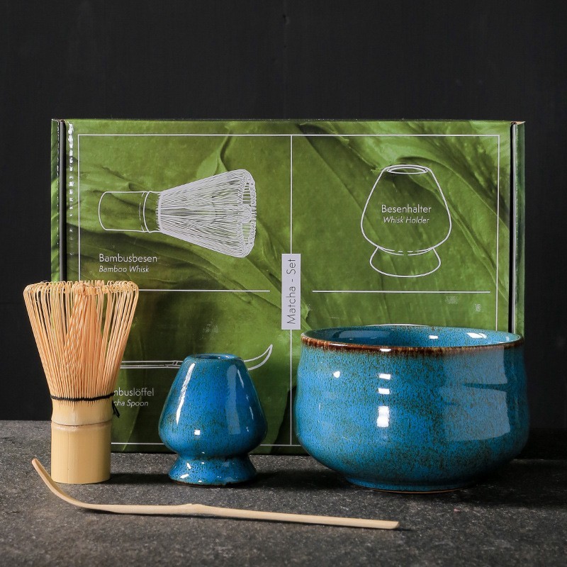 เครื่องปั่นชา สไตล์ญี่ปุ่น Baibenli Matcha แปรง Matcha เครื่องมือชา Shaker Stand Song Dynasty Dian ช
