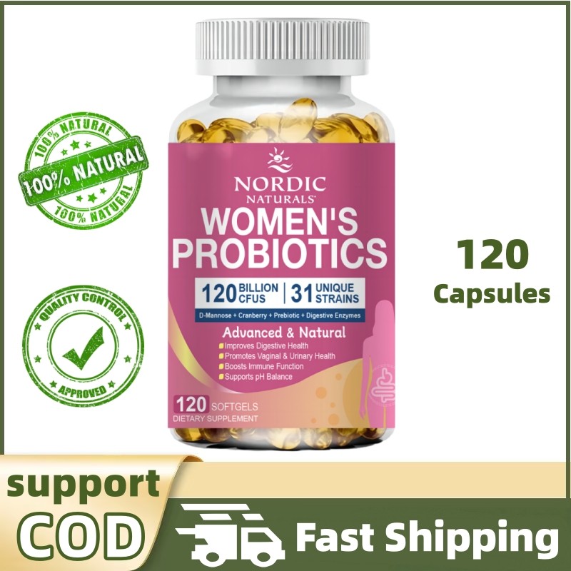 NORDIC NATURALS Women's Probiotic Softgels-ส่งเสริมสุขภาพระบบย่อยอาหาร ช่องคลอด และระบบภูมิคุ้มกัน
