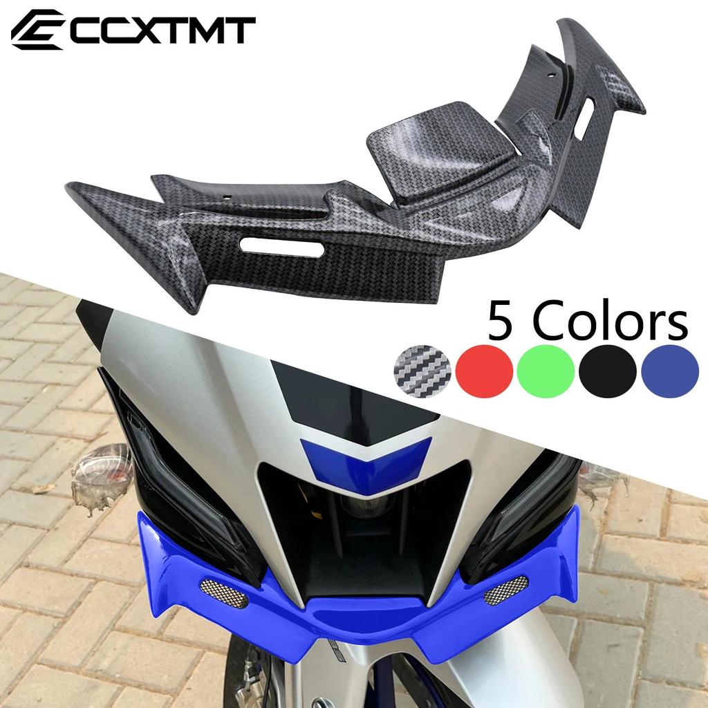 FสําหรับR125 R15M 2021 2022 2023 2024 2025 ABS Fairingด้านหน้าWinglets Aerodynamicป้องกันสําหรับYama