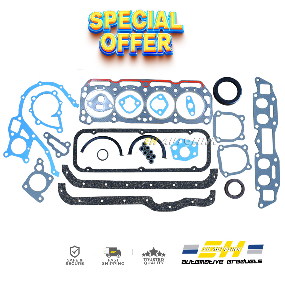 NISSAN A15 VANETTE C20 C120 C22 A15S GASKET FULL SET (NON ASBESTOS - 1.6mm) - 10101-H9826