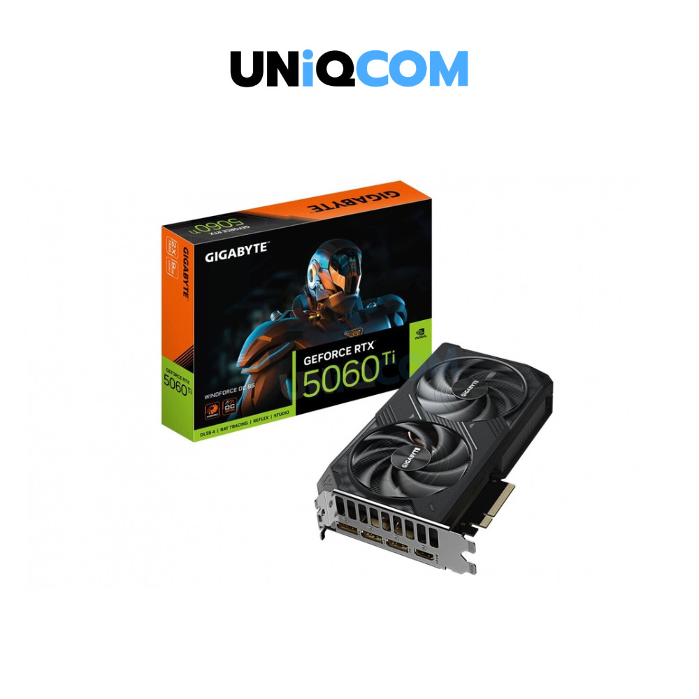 GIGABYTE VGA GEFORCE RTX 5060 TI WINDFORCE OC - 8GB GDDR7 (REV. 1.0)