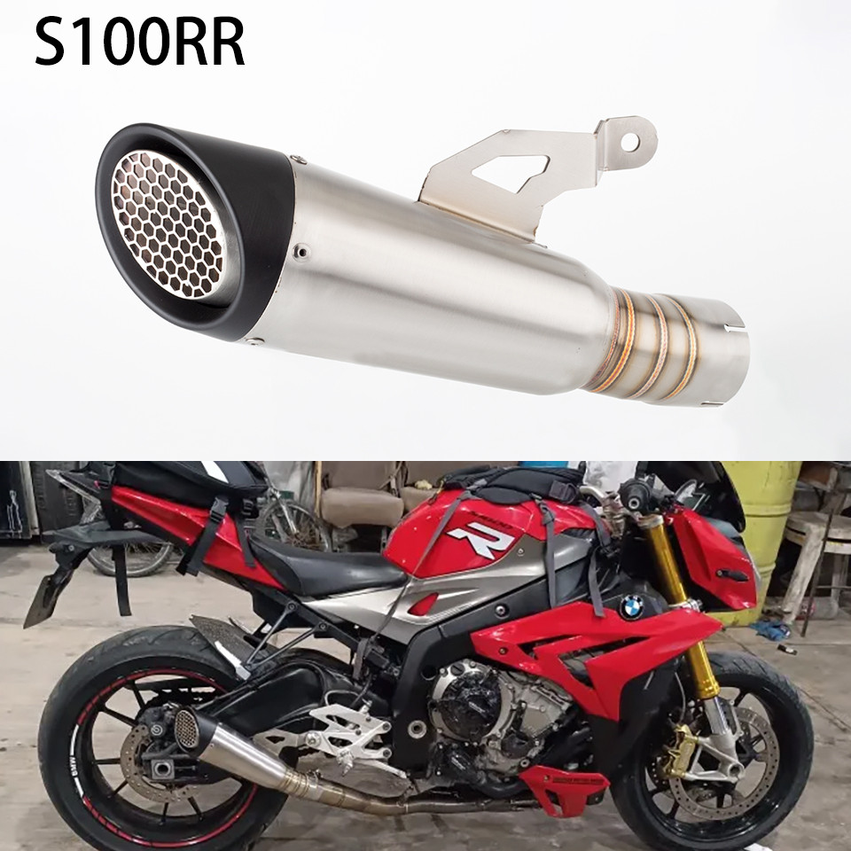 รถจักรยานยนต์ไอเสีย Slip บน Fit สําหรับ BMW S1000RR S1000 RR 2019-2025 รถจักรยานยนต์ไอเสีย Escape ระ