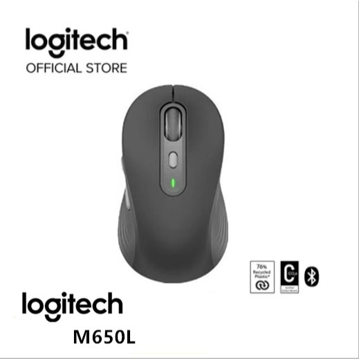 เมาส์เฉพาะสํานักงาน Logitech M650L/M650 /M750 เงียบสุดๆ นุ่มสบาย