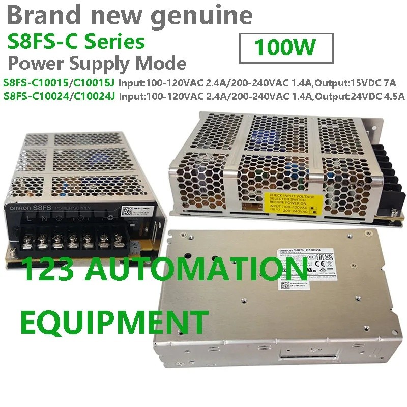 ใหม่ของแท้ Omron S8FS-C10015 C10015J C10024 C10024J โหมดแหล่งจ่ายไฟ 100W