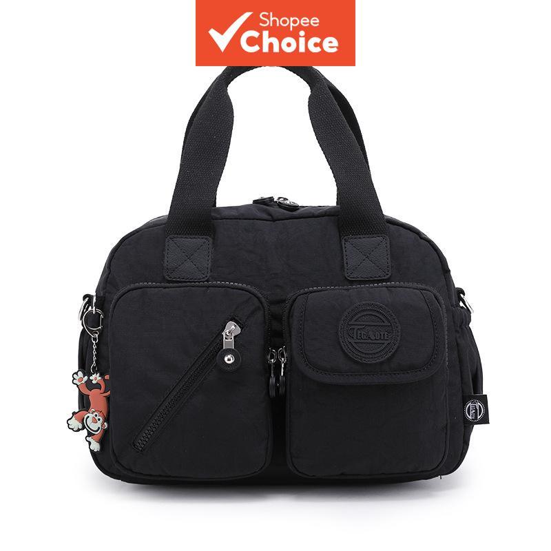 Black Tone On Tone กระเป๋าถือกระเป๋าสะพายสไตล์มินิมอล Elegant Everyday Tote แฟชั่นกระเป๋าสะพายข้างสําหรับผู้หญิง