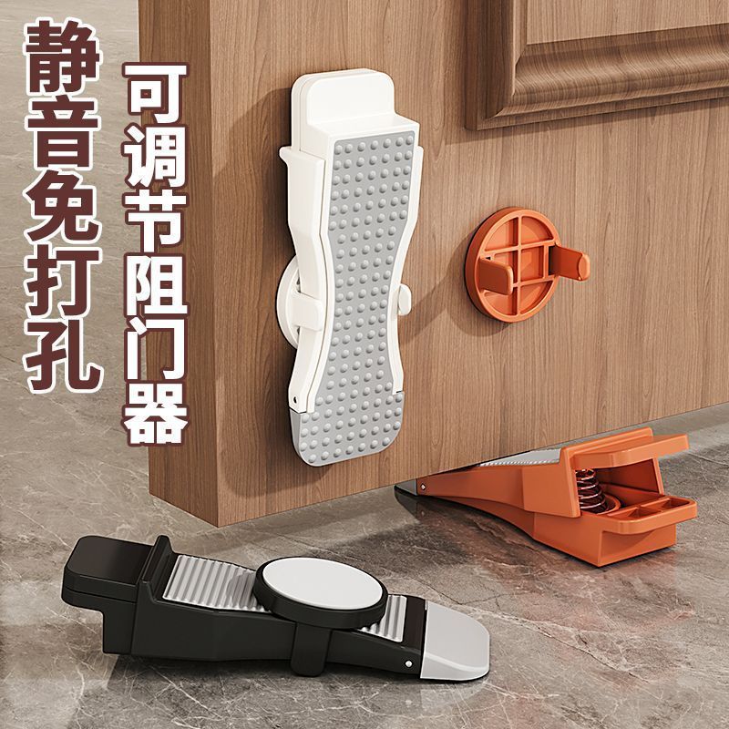 Door stopper, glass door holder, door clamp, lifter, limiter, windproof stopper, wedge, blocker