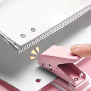 มินิเครื่องเจาะกระดาษพกพา แบบเจาะรูเดี่ยว พร้อมคู่มือDIYน่ารัก สำหรับทำการ์ดกระดาษ A4