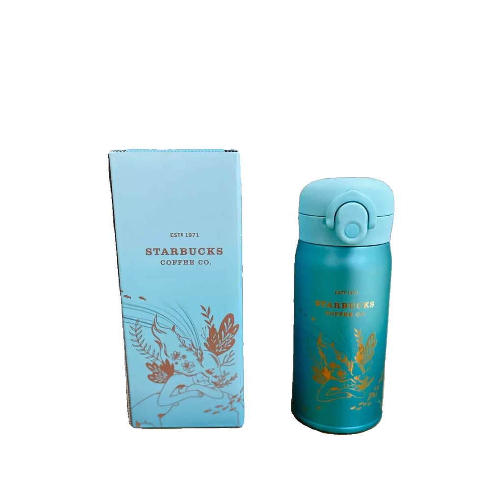 Starbucks Cup Siren Anniversary Ocean Mermaid Tail Magnetic Streamer Ceramic Mark Stainless Steel In