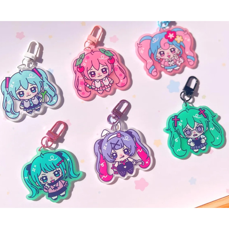 Vocaloid Hatsune Miku พวงกุญแจเสน่ห์สารพัน