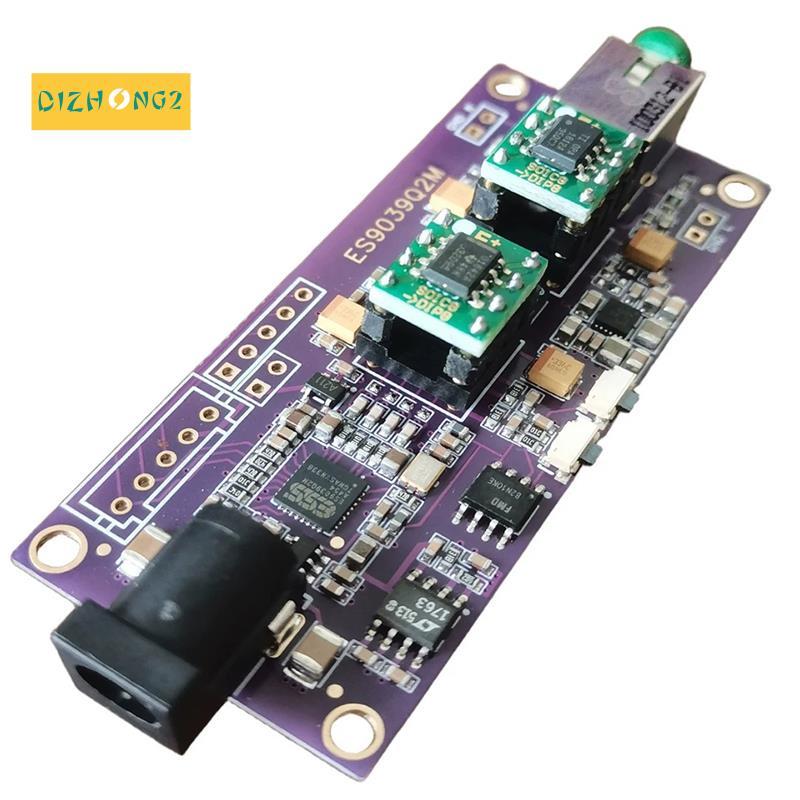 [dizhong2]ES9039Q2M บอร์ดถอดรหัส I2S Input ES9039 โมดูล USB แบบซิงโครนัส Featuring OPA1642+ OPA1612-