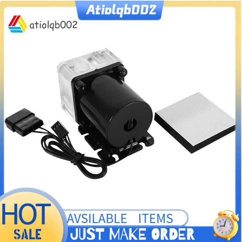 12V 0.8A 10W G1/4 Thread ปั๊มน้ําเสียงรบกวนต่ําสําหรับ CPU PC คอมพิวเตอร์ระบบระบายความร้อน