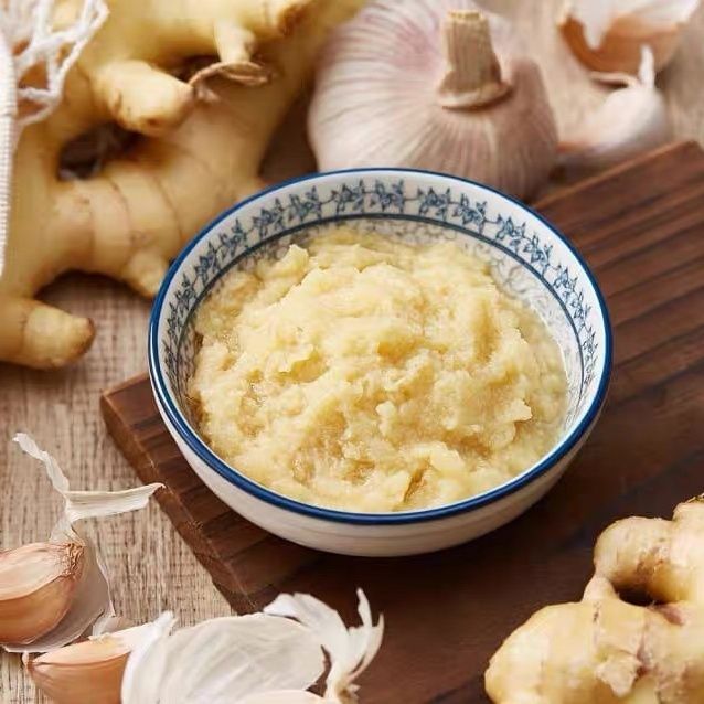 National Ginger&Garlic paste 300g ข้าวกลางใหญ่ ผสมสี