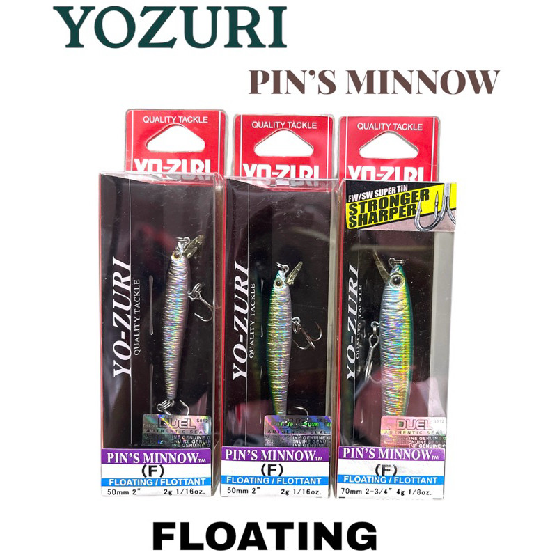 YO-ZURI YOZURI PINS FLOATING MINNOW LURE