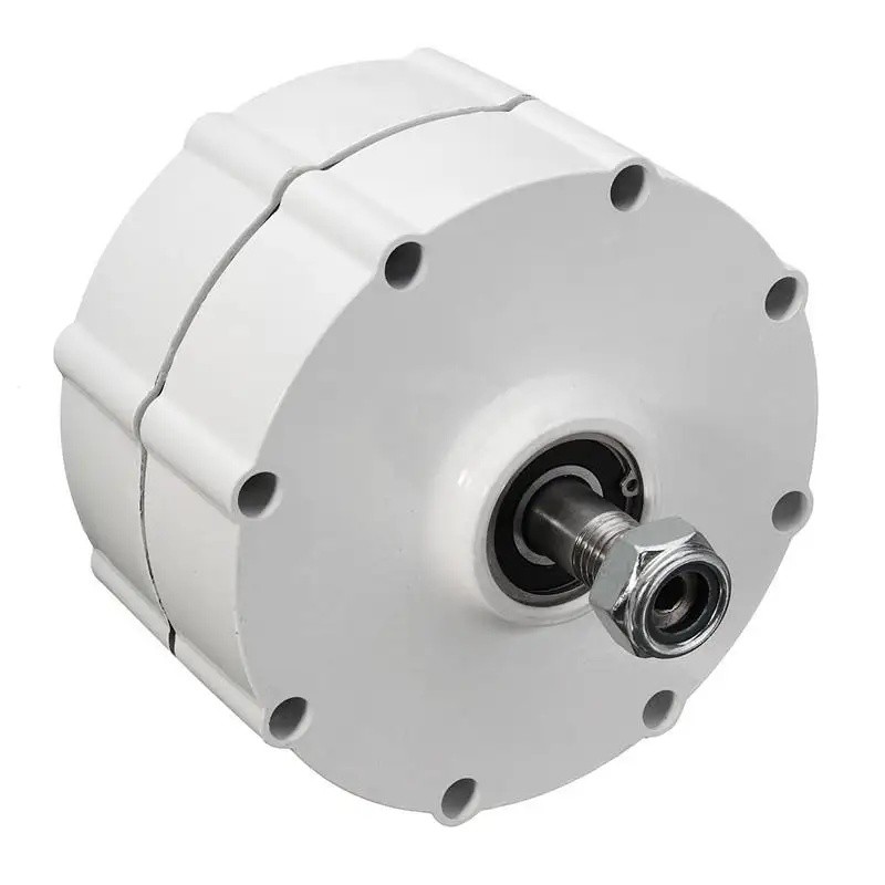 พร้อมส่ง เครื่องเทอร์โบพลังงานลมความเร็วต่ํา 500W 600W 800W 12V 24V 48v เครื่องกําเนิดแม่เหล็กถาวรไร