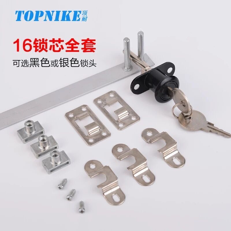 Top Triple Lock Triple Drawer Lock อุปกรณ์เสริมโต๊ะแฟ้มตู้ล็อคเฟอร์นิเจอร์ One Lock Triple S/M