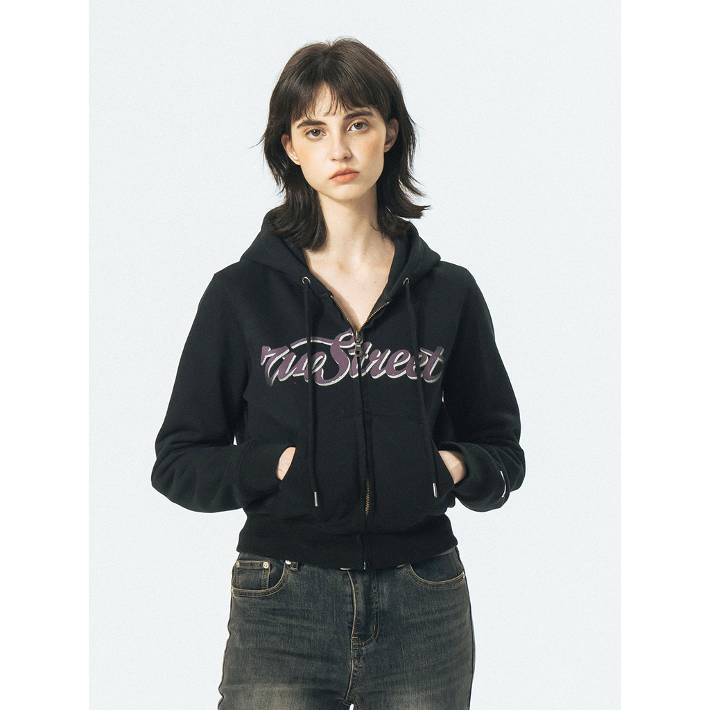 [สินค้าลดราคา] 714street Street Wear American Cardigan Sweatshirt Women Spring Autumn Couple Wear Ca