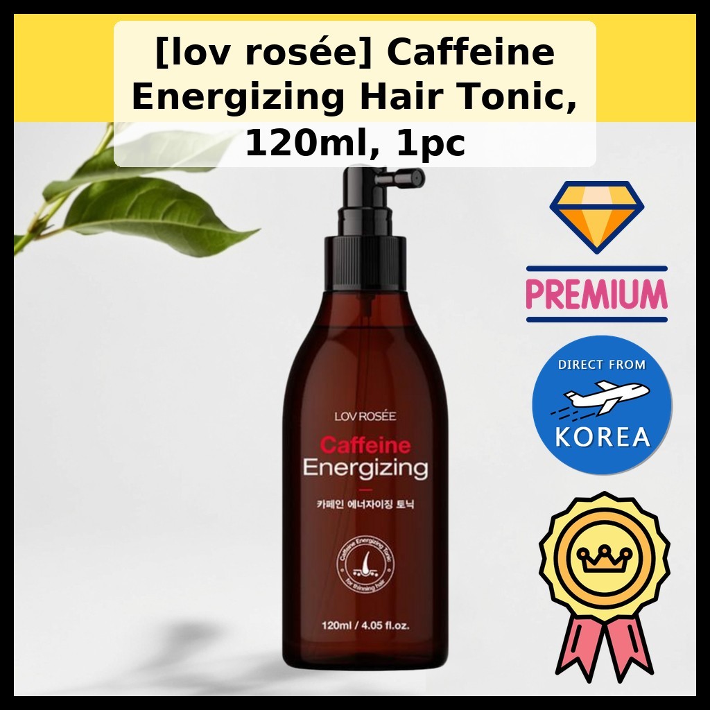 [best item][lov rosée] Caffeine Energizing Hair Tonic, 120ml, 1pc / Korean Hair Tonic / Energizing F