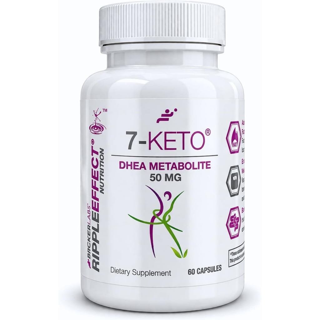Bricker Labs 7-Keto DHEA Metabolate 50 มก. ผลิตภัณฑ์สําหรับ Metabolic รองรับ Energy Balance, 60 แคปซ