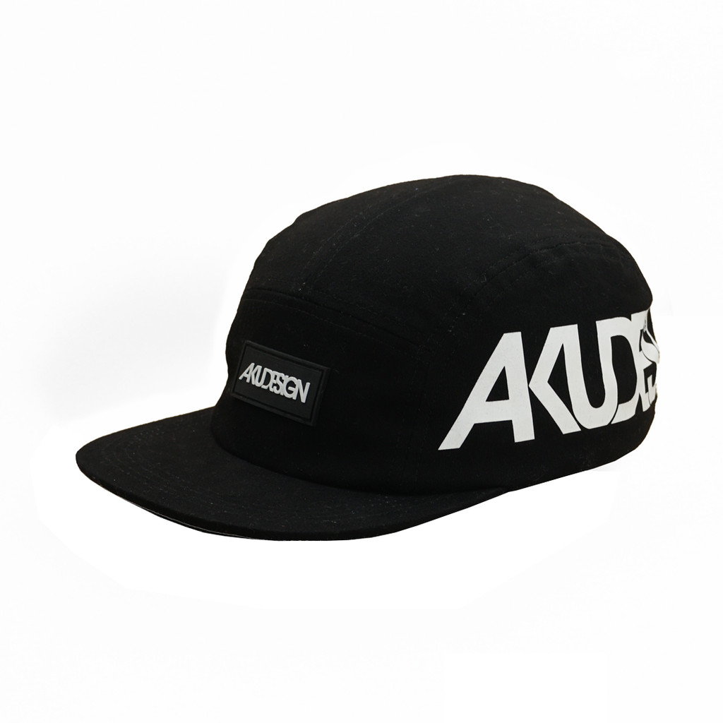 AKUDESIGN Waltz 5 Panel Cap สีดํา