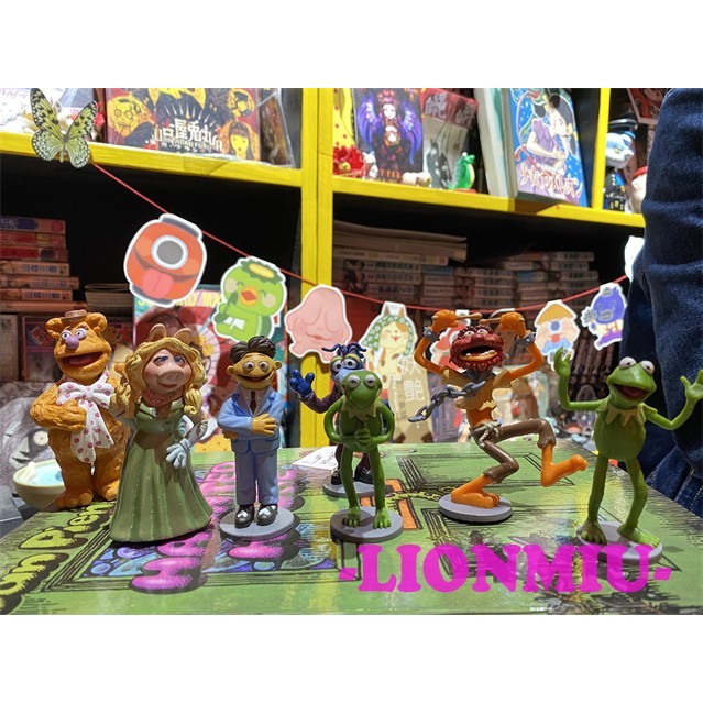 Out of Print ยุคกลางหายาก muppets Miss Show Komi Tekomi กบ muppets เครื่องประดับคอลเลกชันของเล่น