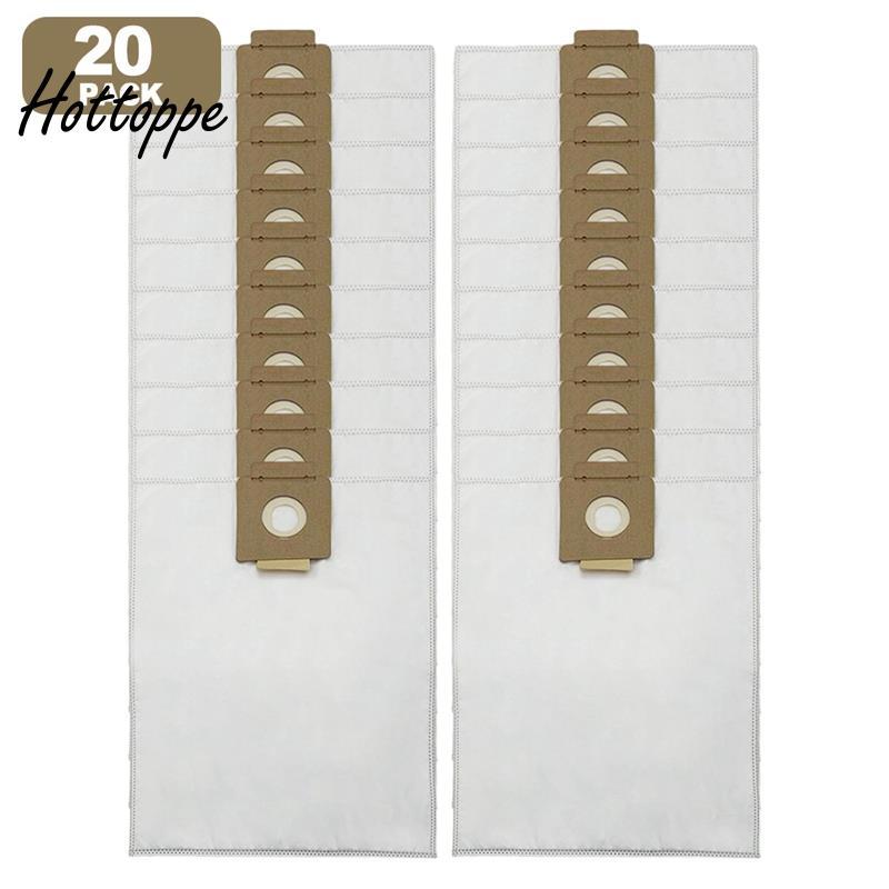 hottoppe สําหรับ T7 T7/1 T8/1 T12/1 DS5300 เปลี่ยนถุงเก็บฝุ่น- 20 ชิ้น, 5 ชั้นกรองเครื่องดูดฝุ่นกระเ