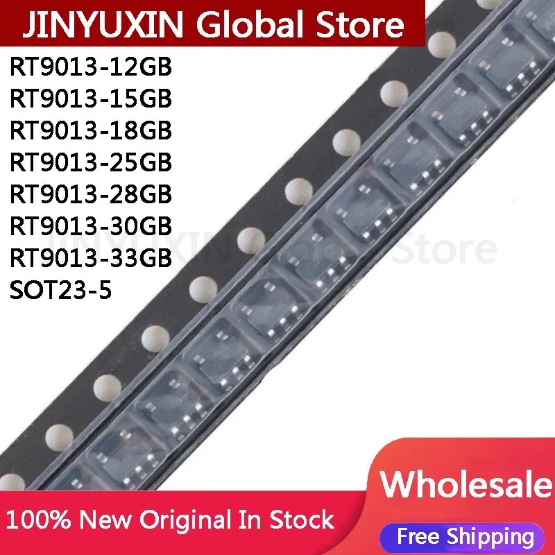 5PCS RT9013-12GB RT9013-15GB RT9013-18GB RT9013-25GB RT9013-28GB RT9013-30GB RT9013-33GB SOT23-5 1.2