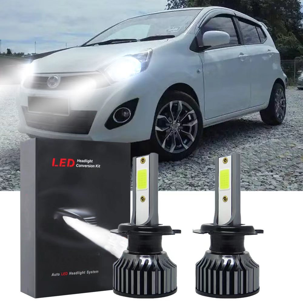 สําหรับ Perodua Axia D88N/B200 2014-2022 (โคมไฟหัว) (1 คู่) ไฟ LED ไฟหน้ารถ Auto Head light โคม 6000
