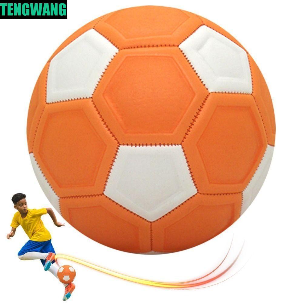TENGWANG Curve Soccer Ball, ขนาด 3/4/5 สีส้มเยาวชนฟุตบอล, Great Football Trainin เกมของขวัญกีฬาของเล่น Match ฟุตบอลเด็กฟุตบอลกีฬา