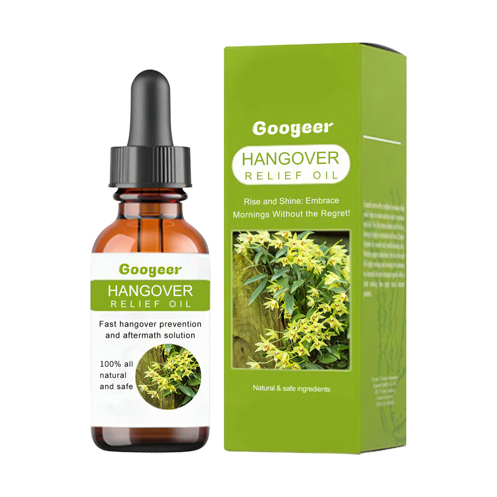 [คลังสินค้าพร้อม] Googeer Solution น้ํามันแอลกอฮอล์บรรเทา Hangover Disgusting Dizzness Head Dizzness