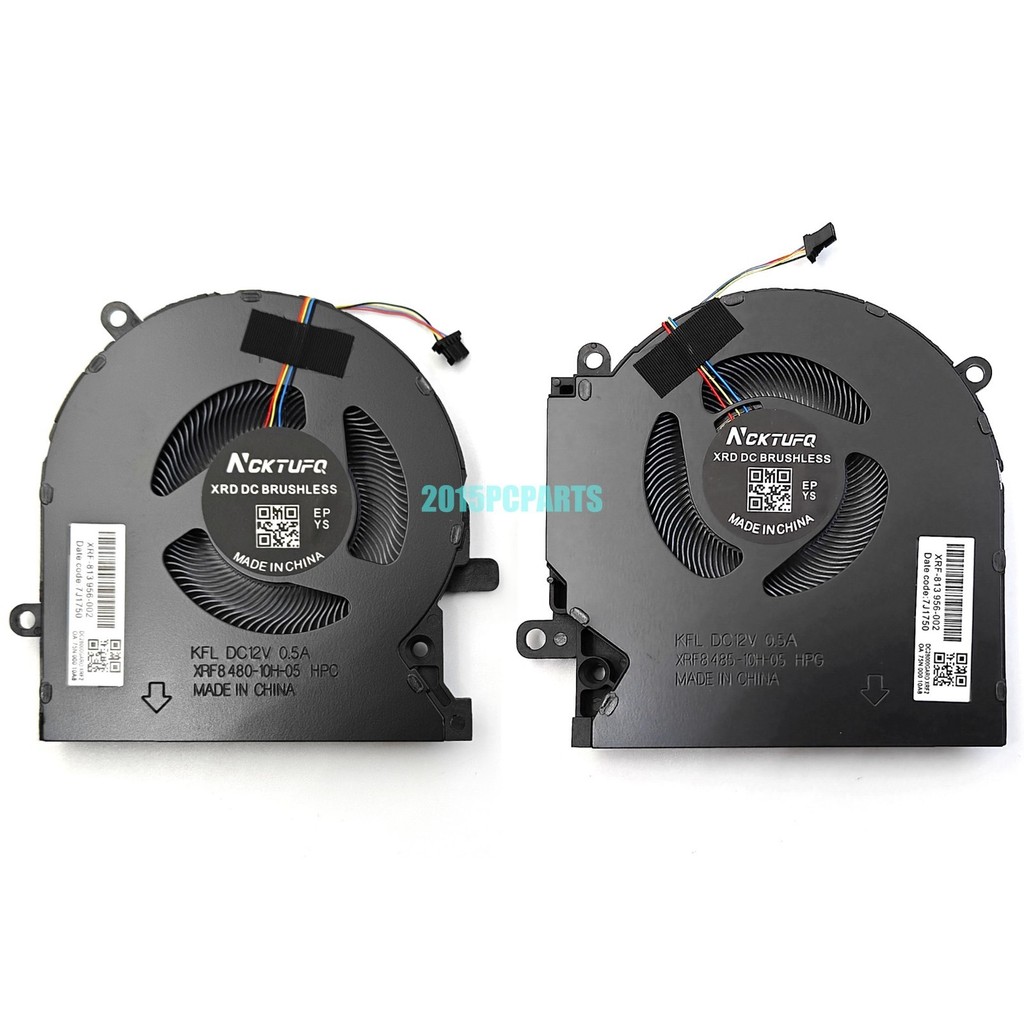สําหรับ HP OMEN 15-EK 15-EN CPU GPU พัดลม M04216-001 M04215-001 ND8CC02-19J22 DC 12V