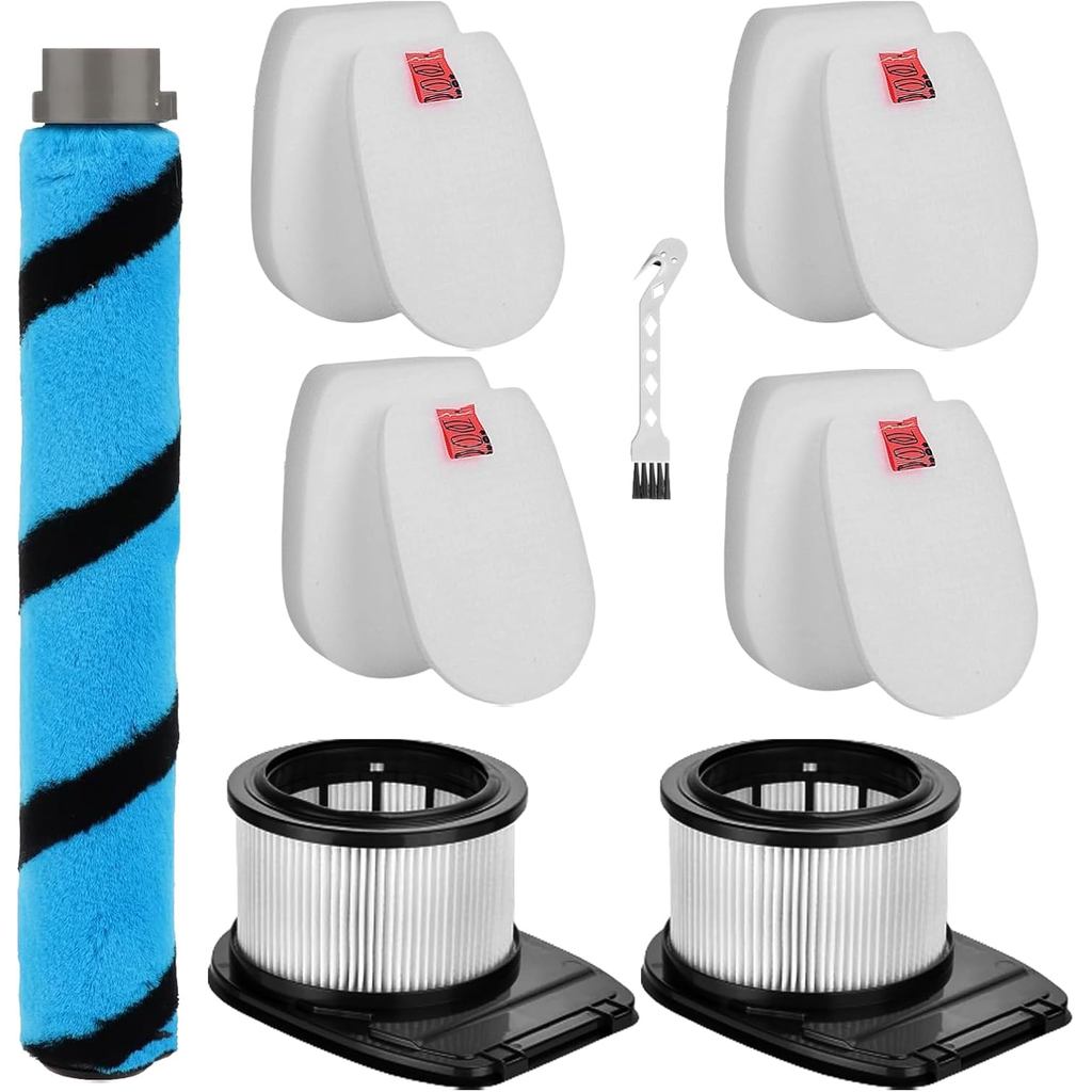 HEPA แปรงกรอง Roller อุปกรณ์เสริมใช้งานร่วมกับ Shark IZ662H Vertex Pro น้ําหนักเบา Duo Clean PowerFi
