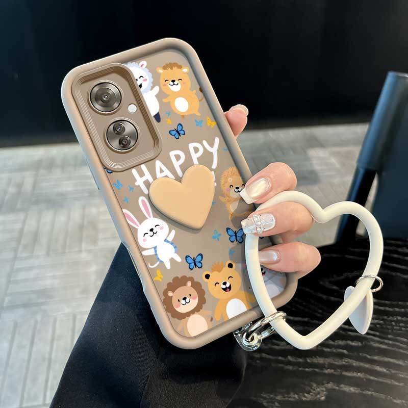 Chic สําหรับ OPPO F25 Pro/F27 5G/F15/F17 Pro/F19 Pro+ 5G/F19Pro/F21 Pro 5G/F21Pro/F21SPro ฝาครอบ 3 ช