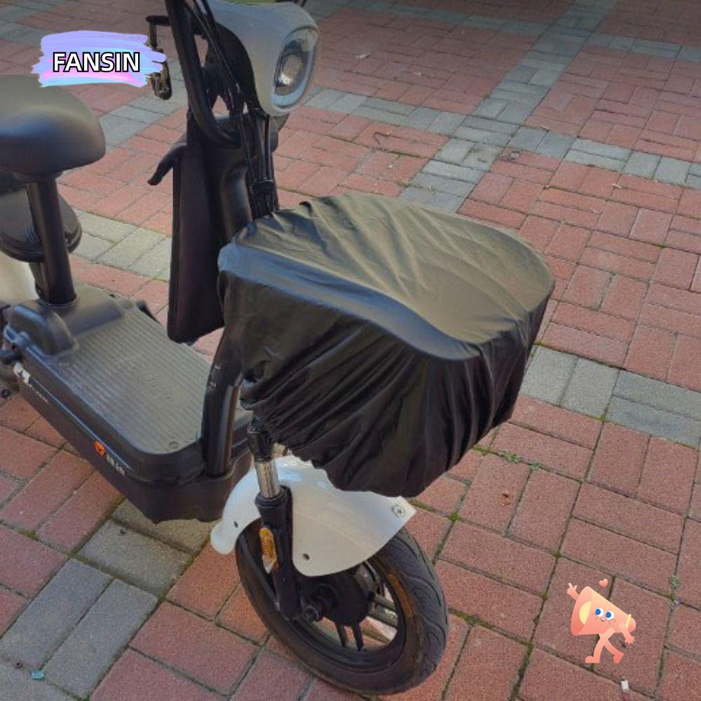 FANSIN ผ้าคลุมจักรยานไฟฟ้า 5 สี 2 ขนาด ผ้าคลุมตะกร้า ตะกร้าหน้าจักรยานคุณภาพสูง อุปกรณ์เสริมตะกร้าจักรยานไฟฟ้า