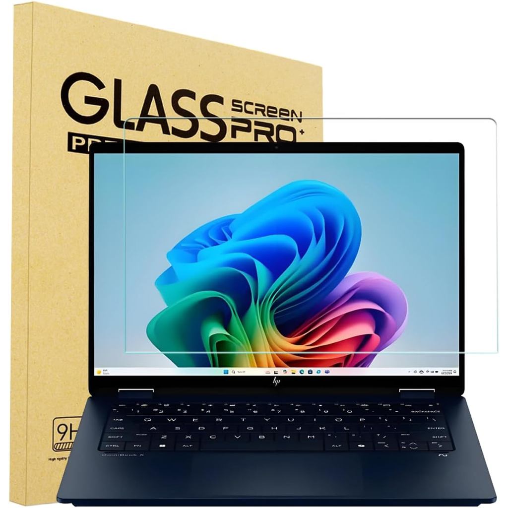 I-Tensodo กระจกนิรภัยป้องกันหน้าจอสําหรับ 2025 HP OmniBook X Flip x360 14" 2-in-1 (14-fk/fm0000) หน้