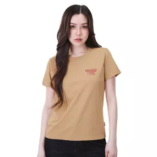 WRANGLER เสื้อยืดแขนสั้นผู้หญิง คอลเลคชั่น Wrangler Legends รุ่น WR S126WTSSN11 สีเบจ