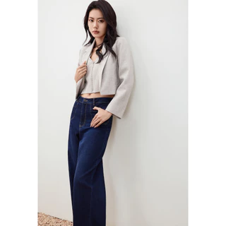 G2000 เสื้อเบลเซอร์สำหรับผู้หญิง Weekend Fit ทรง Weekend Fit รุ่น 5621268792 สีเทาอ่อน