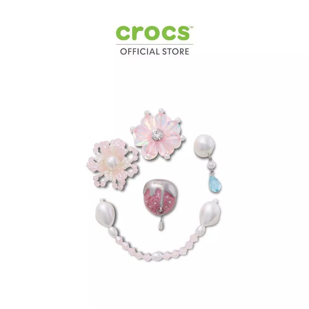 CROCS ตัวติดรองเท้า JIBBITZ™ CUTESY STRAWBERRY 5 PACK