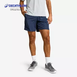 Decathlon Men'S Practical Fitness Shorts กางเกงออกกำลังกายขาสั้นสำหรับผู้ชาย - Navy Blue