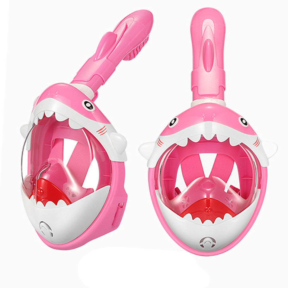 Gugushop aqxreight Full Face Snorkel สําหรับ KidsKids เลนส์ดําน้ําตื้น Ever Breathe จมูกง่ายขึ้นกว่า