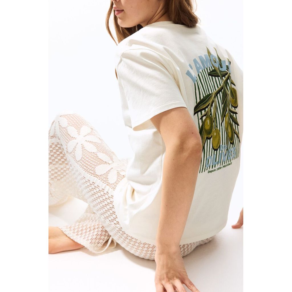 H&M(เอชแอนด์เอ็ม) เสื้อยืดพิมพ์ลาย ผู้หญิง 1267378_6